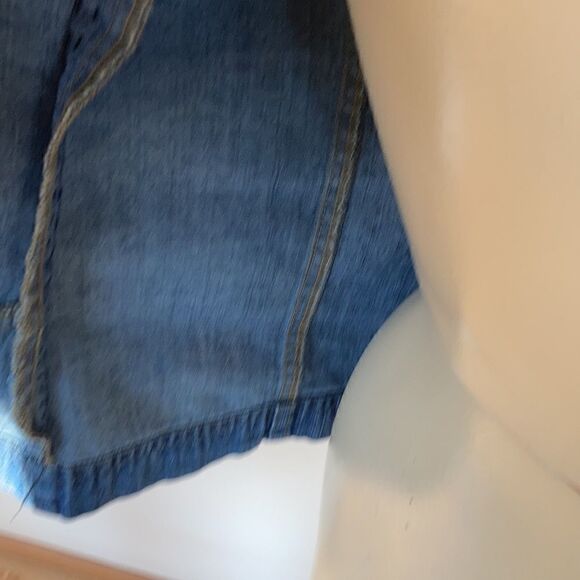 Columbia Jean Jacket blue denim button down medium pockets - Picture 4 of 16